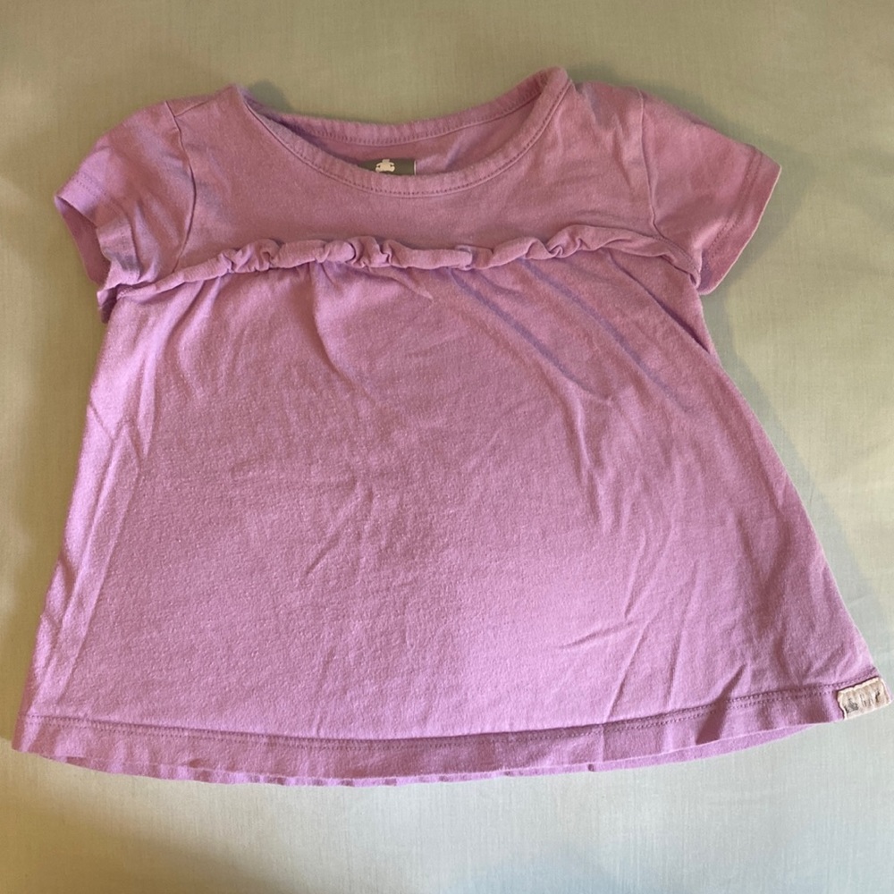 Purple Ruffle Shirt